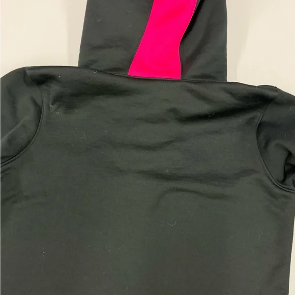 Under Armour Pink and Black Hoodie YSM 7-8 - Picture 5 of 5
